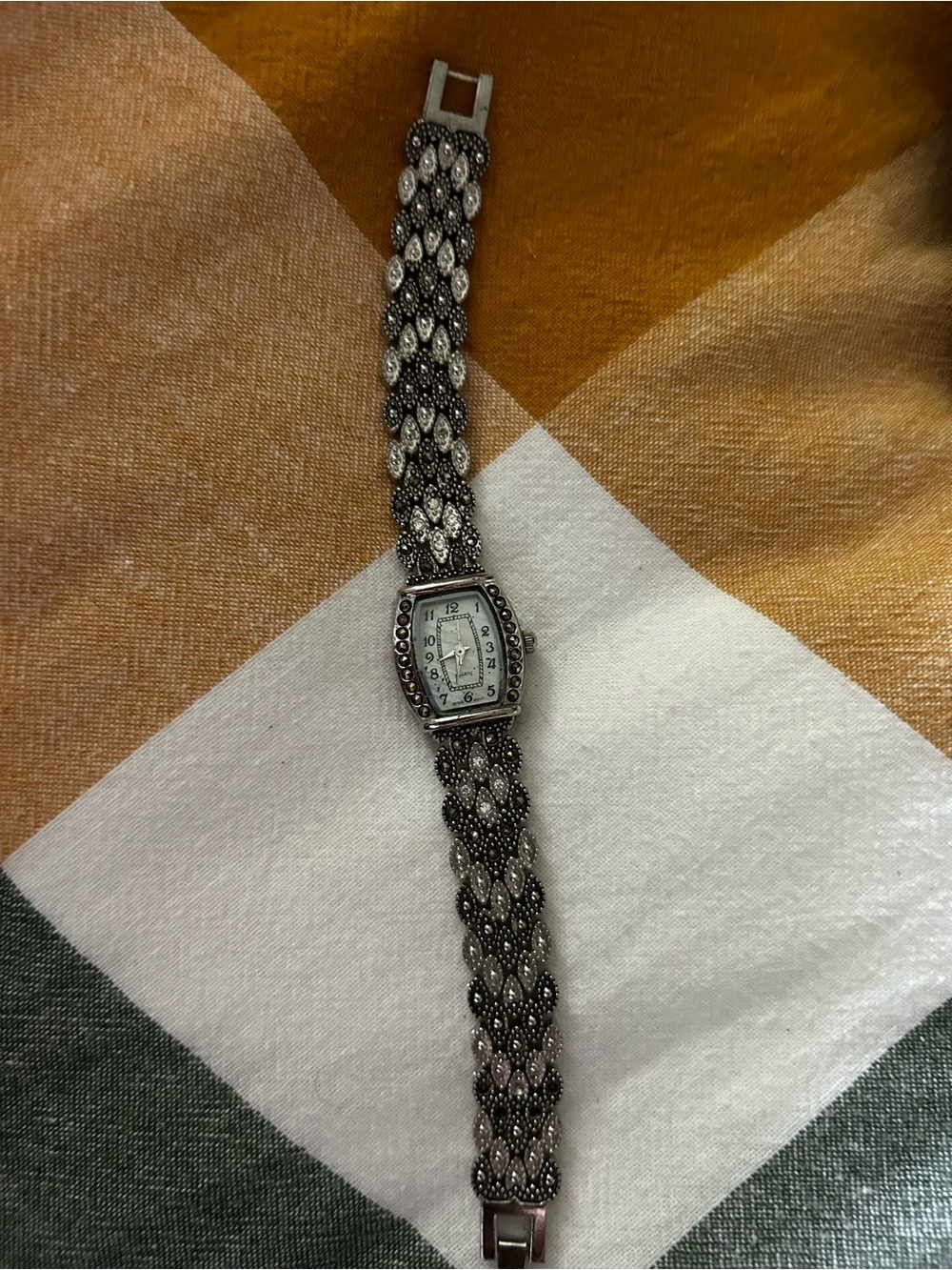 MZ Berger WS01 vintage dark grey and silver watch